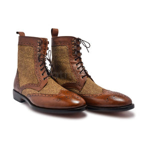 Men Derby leather Boots