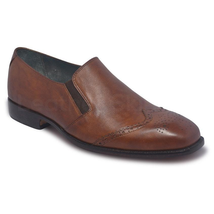 Men Brown Genuine Leather Shoes