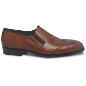 Men Brown Genuine Leather Shoes