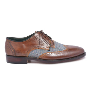 brown leather shoes derby mens