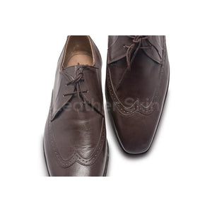 Wingtip Brogue Derby Leather Shoes