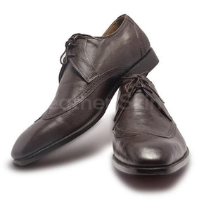 Derby Shoes in Brown Color for Men