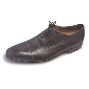 Men Leather Shoes in Brown Color