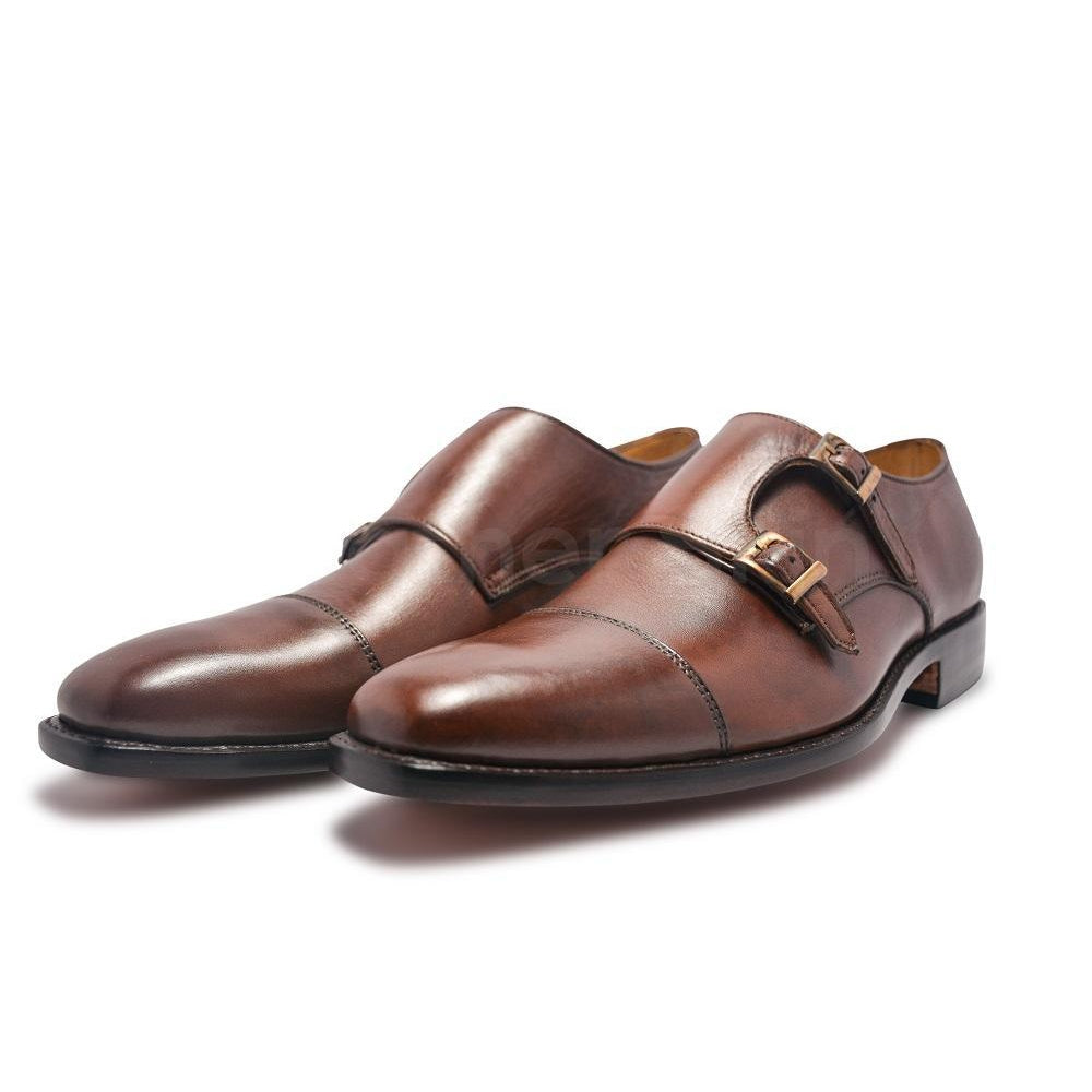 Men Brown Leather Shoes
