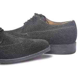 derby shoes for men in suede leather