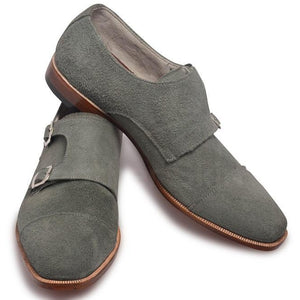 monk gray shoes