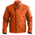 NWT Stylish Orange Men Leather Jacket