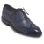 men blue leather shoes