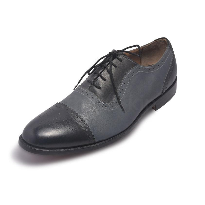 Two Tone Oxford Leather Shoes
