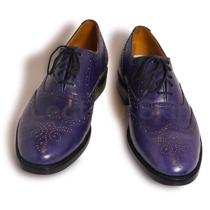 The Emir Purple Leather Sneaker For Men Limited Edition – Vinci Leather  Shoes