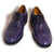 Men Purple Leather Shoes