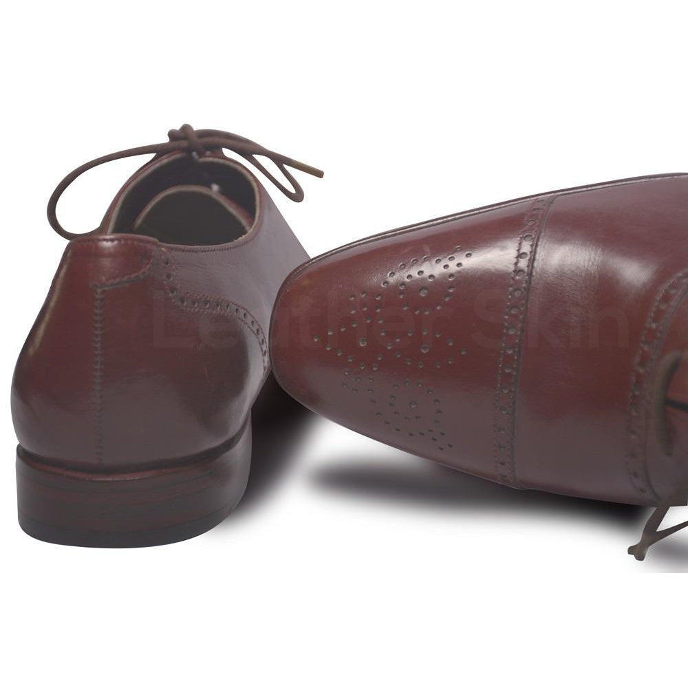 Oxford Red Leather Shoes