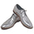 silver leather shoes men
