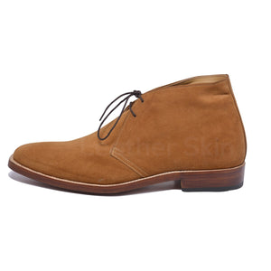 chukka suede leather boots mens