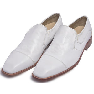 mens white leather dress shoes Section X Men's Saint Leather Braided Bit Venetian Dress Loafers, Mens, 9.5, Black