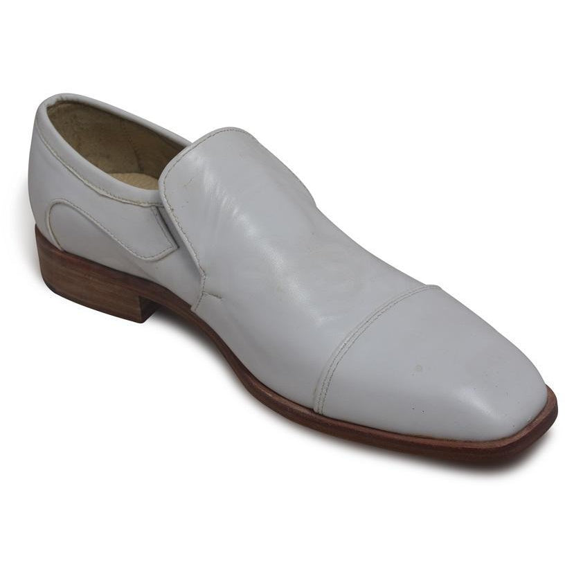 Size 6 To 13 Classic Italy Mens Oxford Real Leather Shoes White