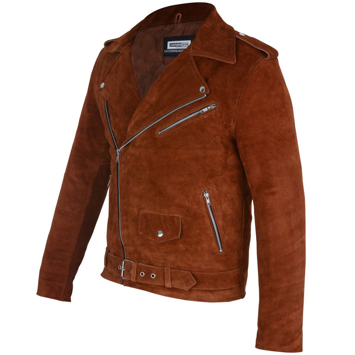 Men Maroon Zipper Leather Jacket – Leather Skin Shop - Leather