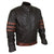 Model Black Leather Racer Jacket