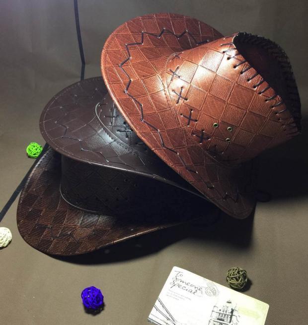 Cowboy Brown Designer Leather Hats