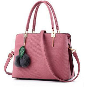 Women Pink Tote Cross-Body Handbag
