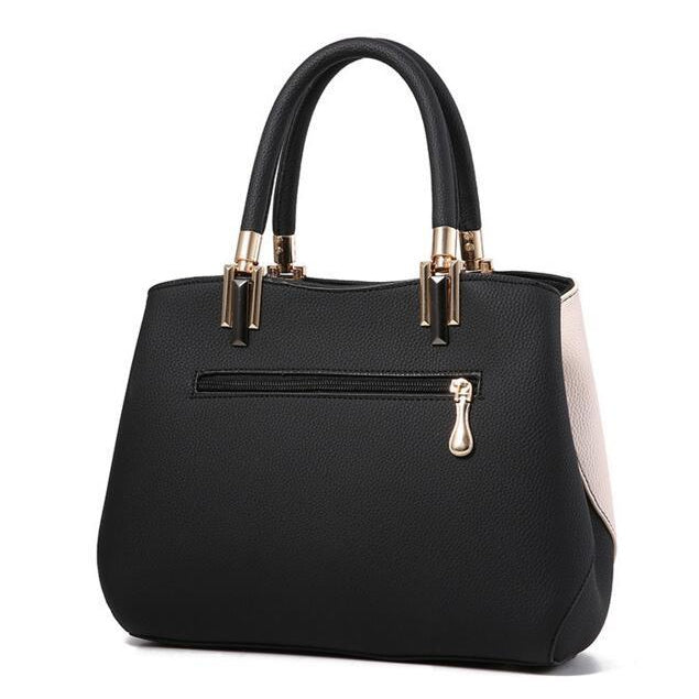 Womens Light Blue Tote Messenger Handbag with Gold Like Hardware main image 1