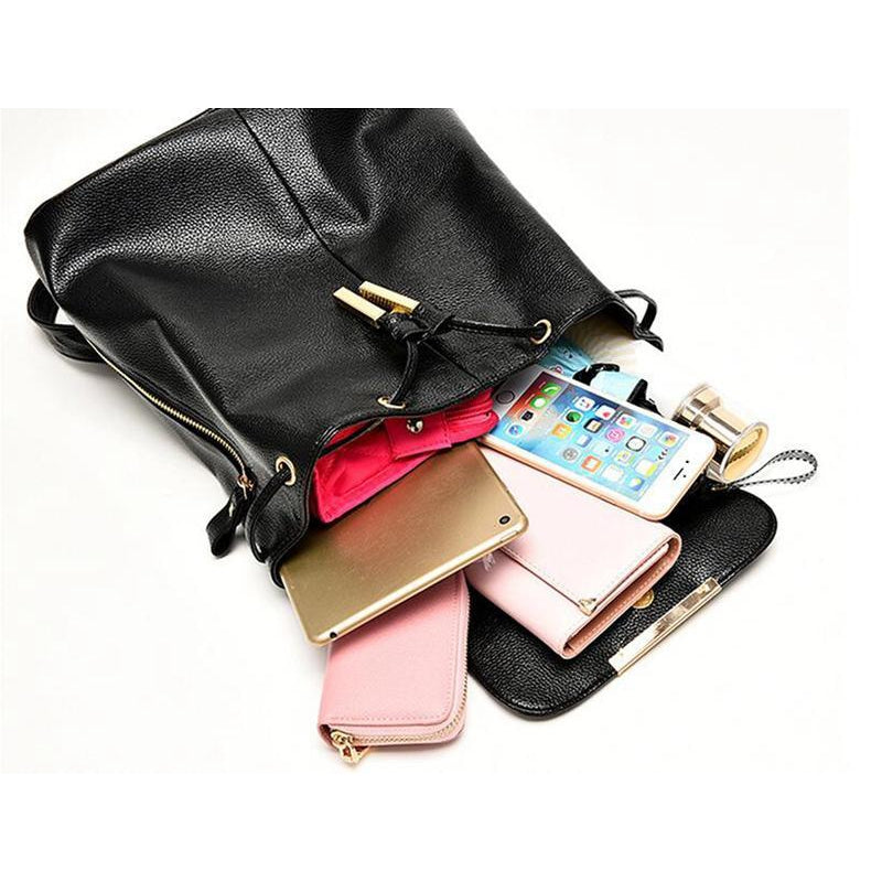 amazon faux leather backpack purse FADEON Mini for Women, Designer Cute Roomly Small Backpacks, Ladies Shoulder Backpack Fashion Handbag closure tablet pocket Dora & Liz Leather Backpack