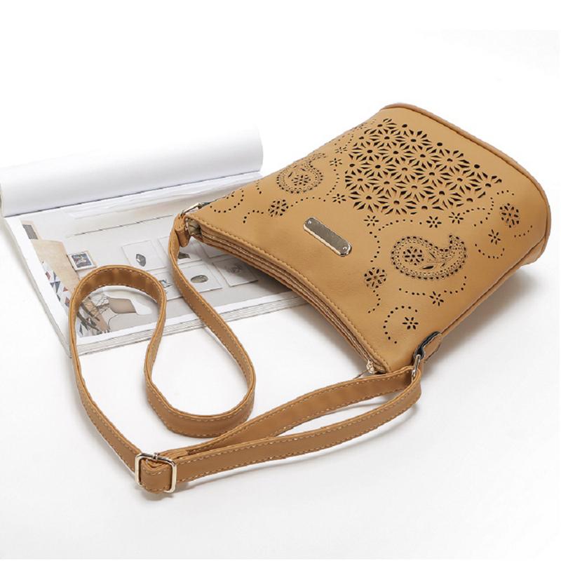 Women Yellow Apricot Hobo Tote Shoulder Handbag with Beautiful Artwork with Magazine