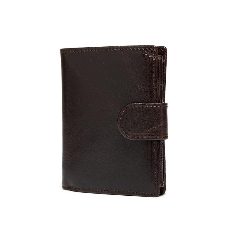 Men Vintage Style Genuine and Naturally Derived Cowhide Leather Wallet