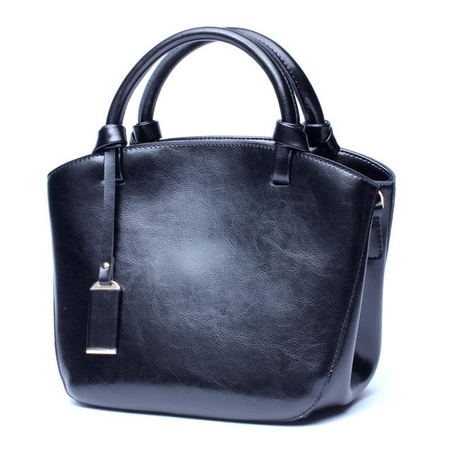 Women Vintage Rich and Premium Faux-Leather Women Tote Bag with Leather Tag
