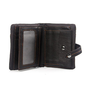Coffee Colour Genuine Leather Men’s Wallet with Premium Designing and Stitching