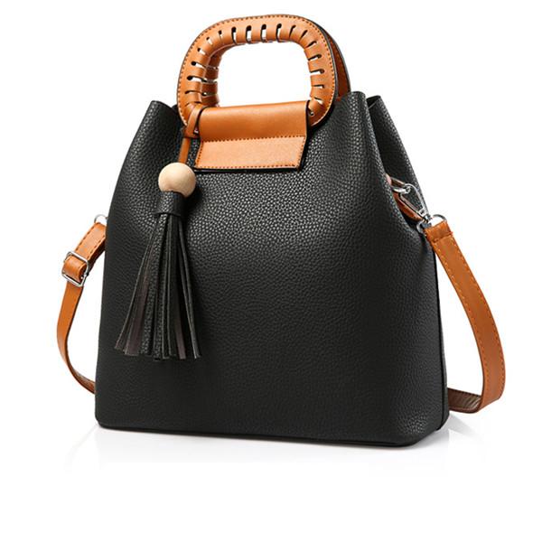 Women Faux Leather Shoulder Bag Tote Purse Handbags Messenger Crossbody  Satchel
