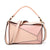 Women Pink Tote Messenger Bag with Pillow Shape Design