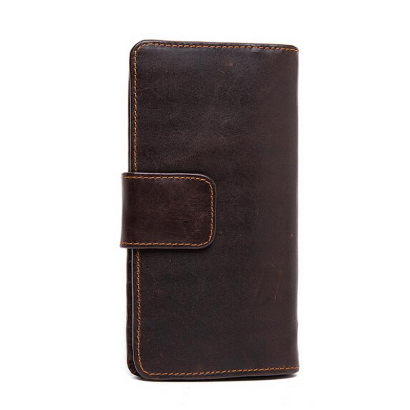 Trendy and Unique Design Genuine Leather Credit Card Holder Wallet for Men