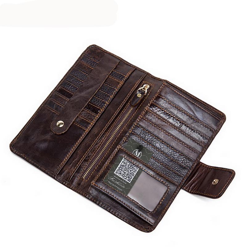 leather credit card sleeve Trendy and Unique Design Genuine Leather Credit Card Holder Wallet for
