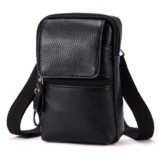 Premium Casual Waist Pack Made with Original Leather for Travelling Purposes