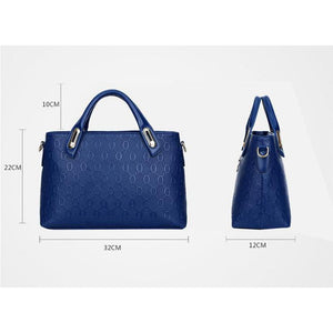 Women Blue Tote Messenger Wallet wristlet Sling Bag Dimensions
