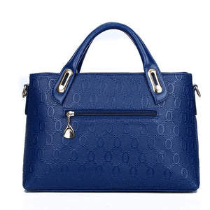 Women Blue Tote Messenger Wallet wristlet Sling Bag Slit Zipper