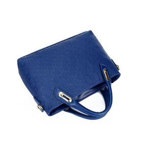 Women Blue Tote Messenger Wallet wristlet Sling Bag Laydown