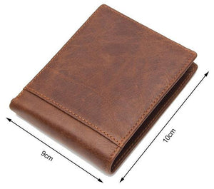 Men Premium and Rich Classic Black Genuine Leather Men Wallet