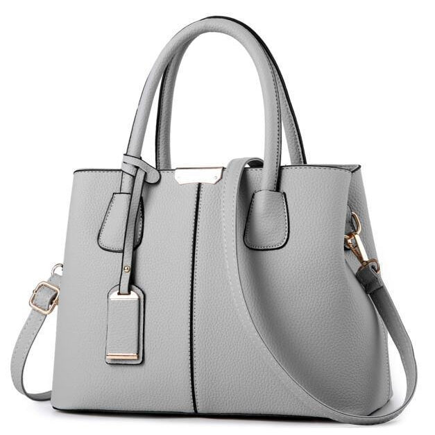 Women Tote Messenger Faux-Leather Handbag with Stylish Women Tote Messenger Faux-Leather Handbag with Stylish