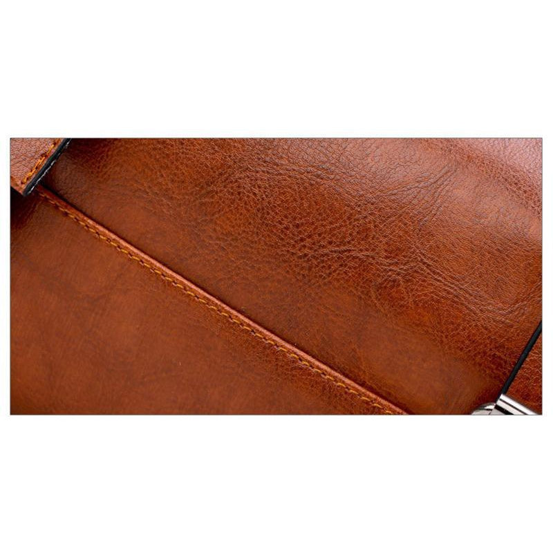 Women Tote Messenger Boston Style Hand & Shoulder Faux-Leather Bag