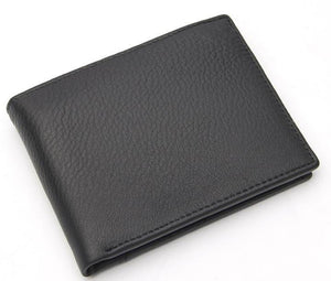 Men Premium and Rich Classic Black Genuine Leather Men Wallet