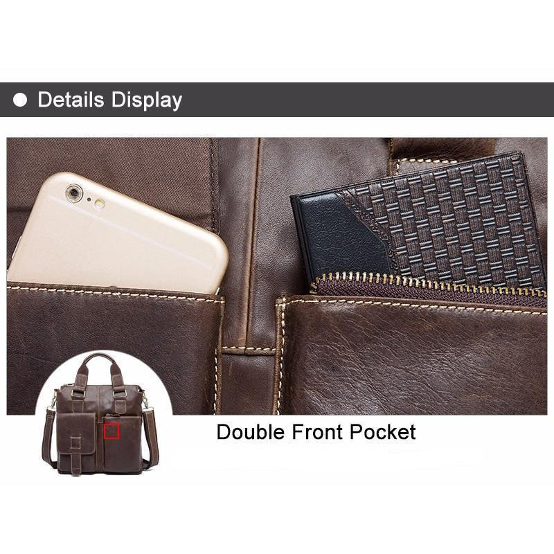 High Quality Leather Tote Shoulder Business Bag for Any Formal Occasion