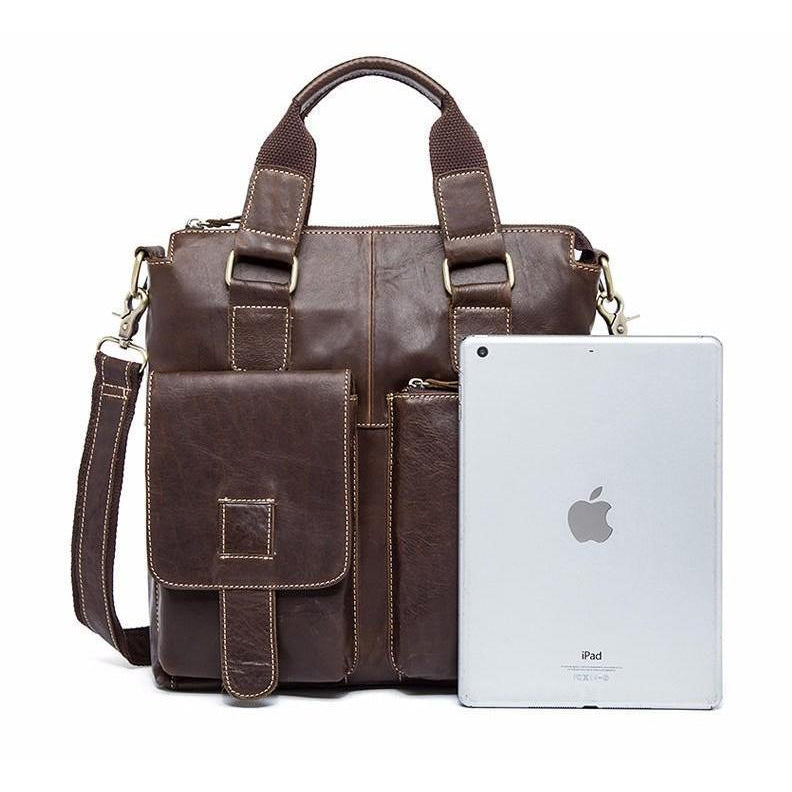 High Quality Leather Tote Shoulder Business Bag for Any Formal Occasion