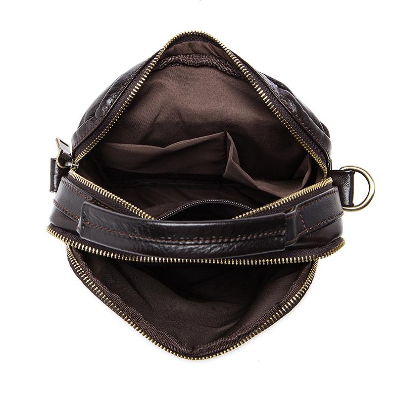 Men Genuine Leather Fashionable and Trendy Travel Shoulder Bag