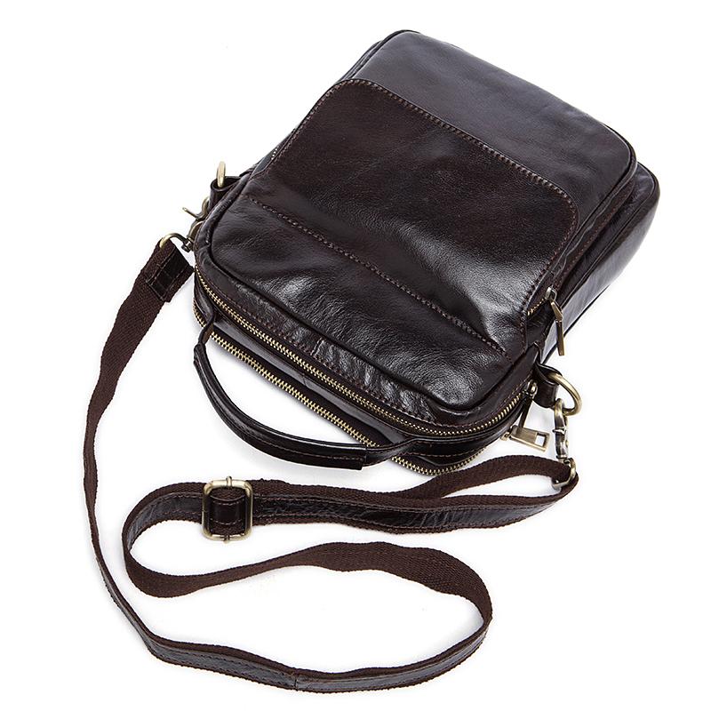 Men Genuine Leather Fashionable and Trendy Travel Shoulder Bag
