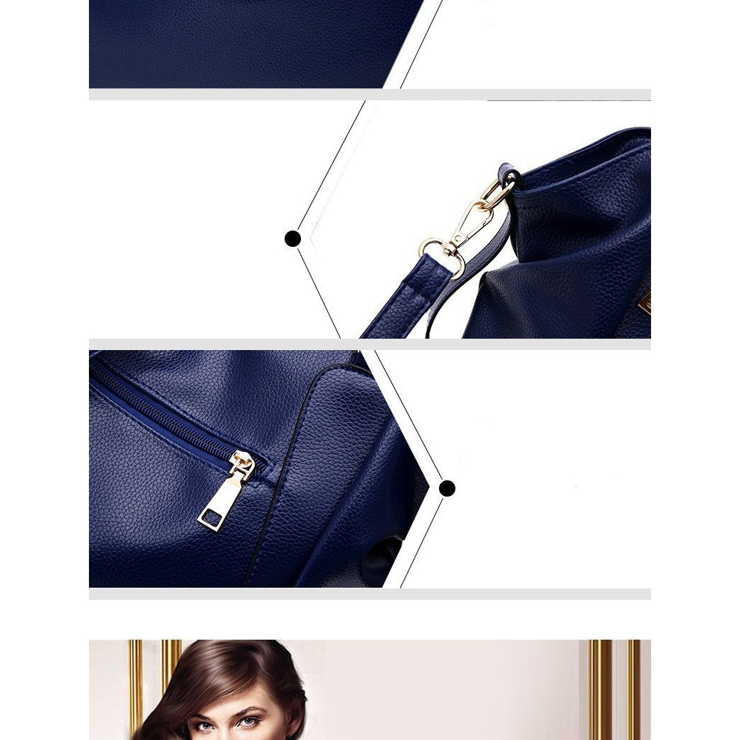 Women Premium Faux-Leather Messenger Cross-body Handbag