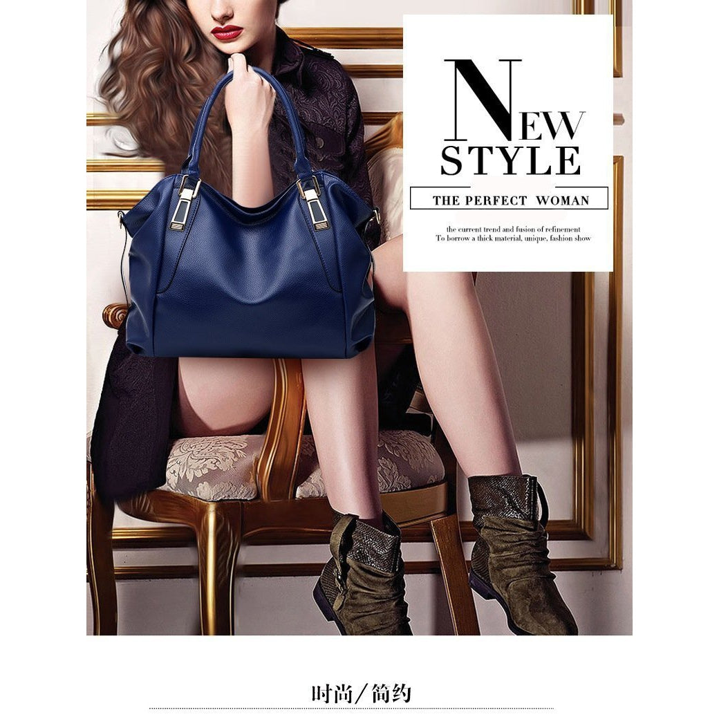 Women Premium Faux-Leather Messenger Cross-body Handbag