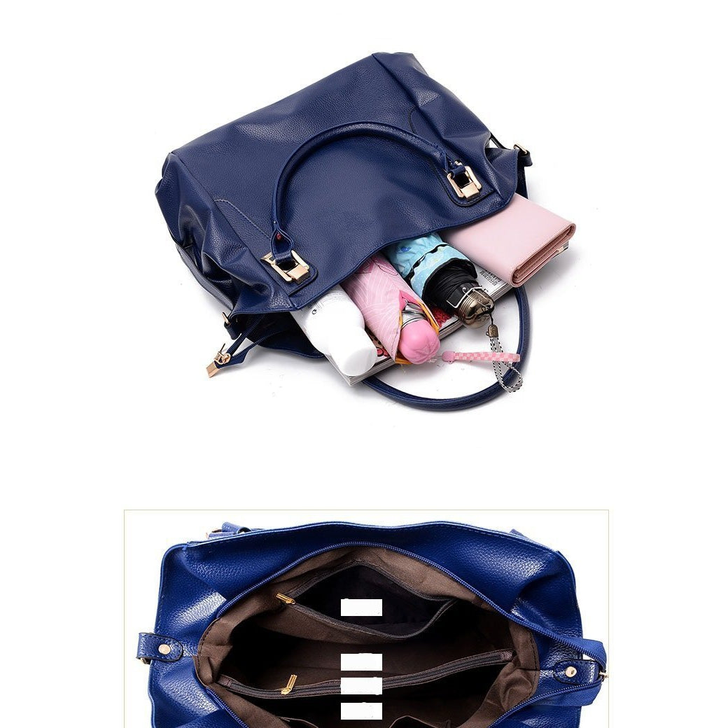 Women Premium Faux-Leather Messenger Cross-body Handbag