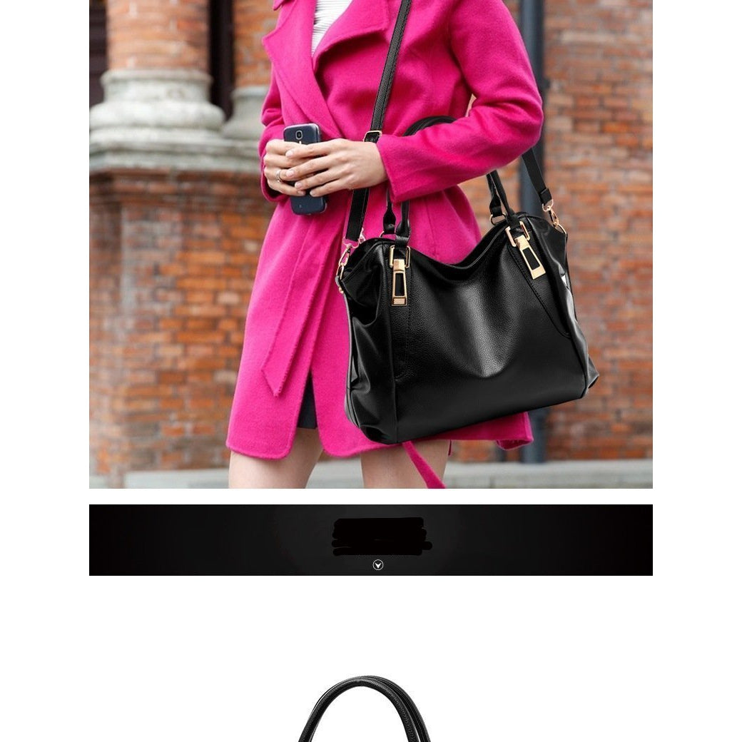 Women Premium Faux-Leather Messenger Cross-body Handbag